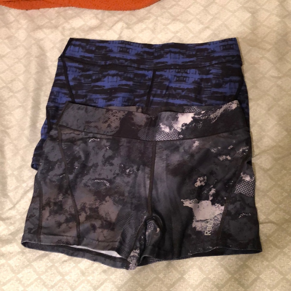 Reebok athletic spandex shorts